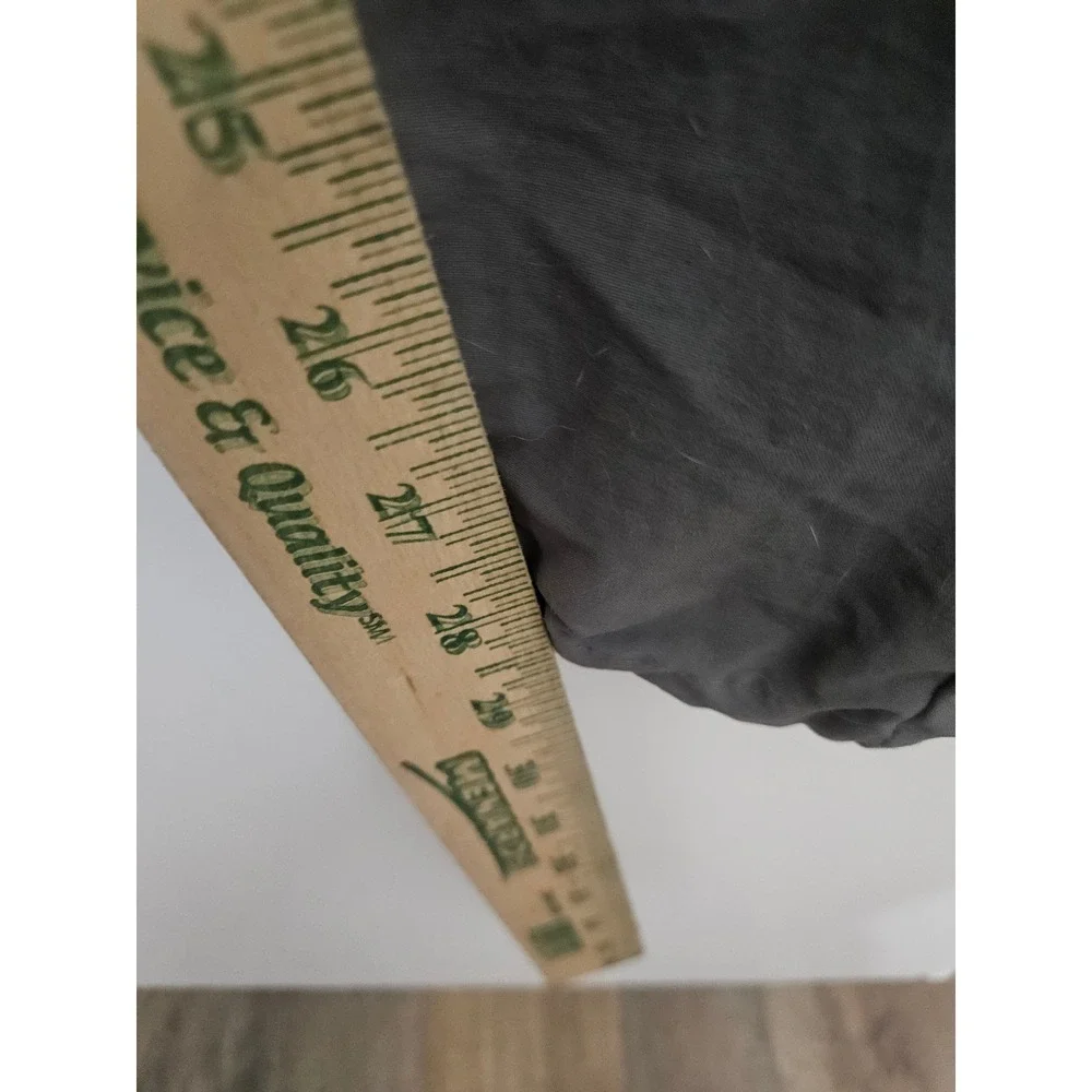 The North Face Mens XXL Gray Black Nylon Cargo Jogger Hiking Pants Drawstring